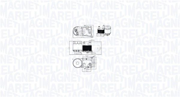 Ölkühler, Motoröl MAGNETI MARELLI 350300004200