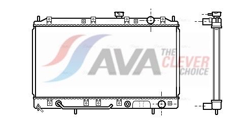 Kühler, Motorkühlung AVA QUALITY COOLING MT2143