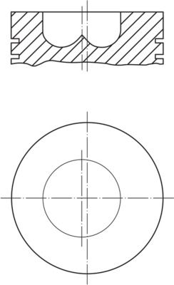 Kolben MAHLE 4391400