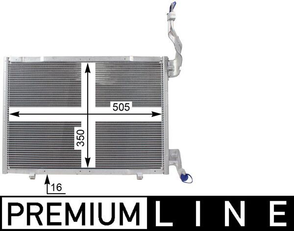 Kondensator, Klimaanlage MAHLE AC22000P