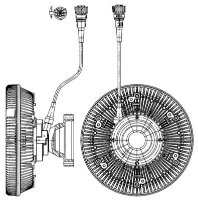 Kupplung, Kühlerlüfter MAHLE CFC226000P