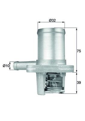 Thermostat, Kühlmittel MAHLE TI4089