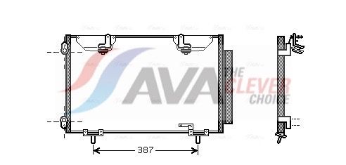 Kondensator, Klimaanlage AVA QUALITY COOLING TO5327D