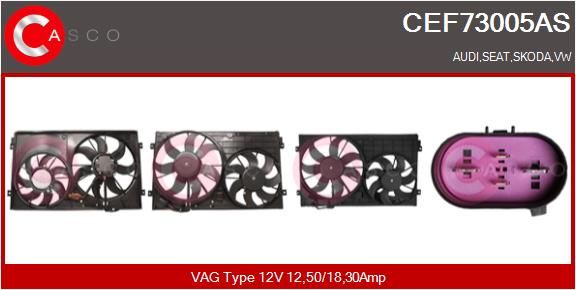 Elektromotor Kühlerlüfter Casco CEF73005AS