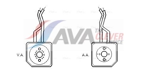Ölkühler, Motoröl AVA QUALITY COOLING VN3100