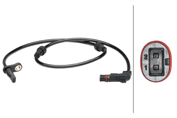 Raddrehzahlsensor ABS-Sensor HELLA 6PU 012 679-351