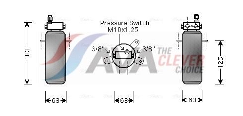 Trockner, Klimaanlage AVA QUALITY COOLING RTD337