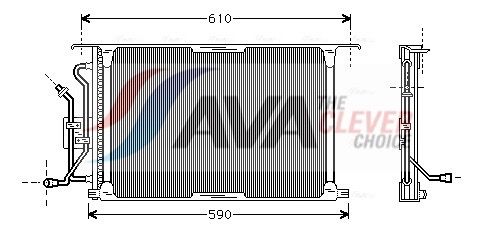 Kondensator, Klimaanlage AVA QUALITY COOLING FD5258