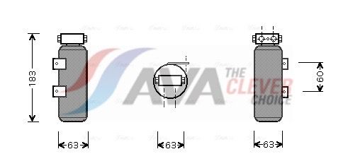Trockner, Klimaanlage AVA QUALITY COOLING RTD287