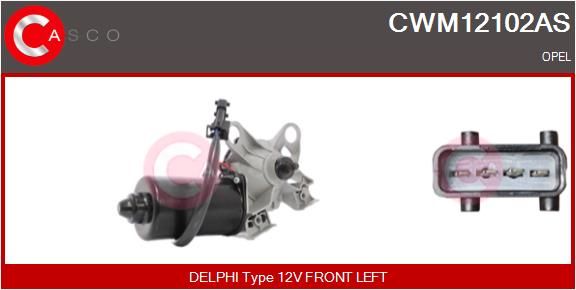 Scheibenwischermotor Casco CWM12102AS