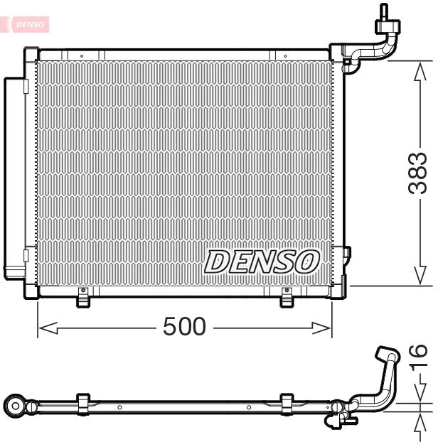 Kondensator, Klimaanlage DENSO DCN10057
