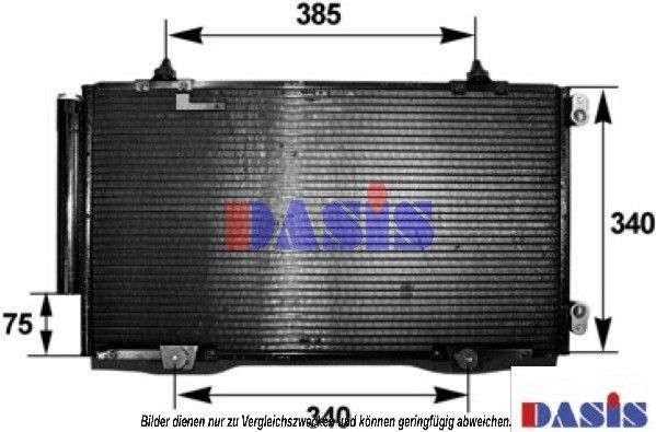 Kondensator, Klimaanlage AKS DASIS 212980N