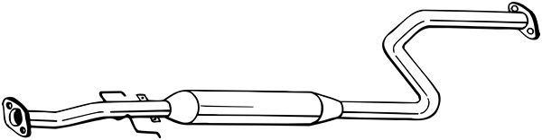 Mittelschalldämpfer BOSAL 284-667