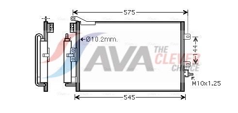 Kondensator, Klimaanlage AVA QUALITY COOLING RT5395D