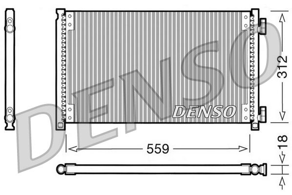 Kondensator, Klimaanlage DENSO DCN09100