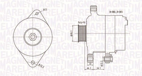 Generator MAGNETI MARELLI 063732062010