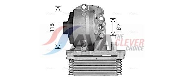 Ölkühler, Motoröl AVA QUALITY COOLING FD3623H