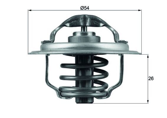 Thermostat, Kühlmittel MAHLE TX11187D