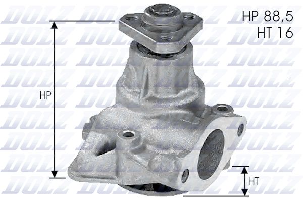 Wasserpumpe, Motorkühlung DOLZ L132