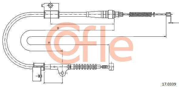 Seilzug, Feststellbremse COFLE 17.0339