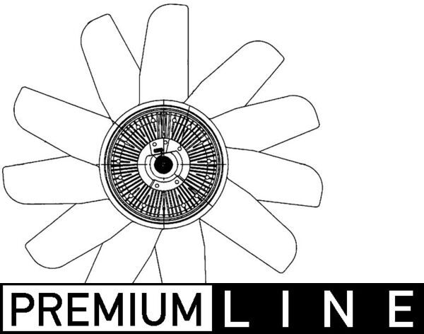 Lüfter, Motorkühlung MAHLE CFF496000P