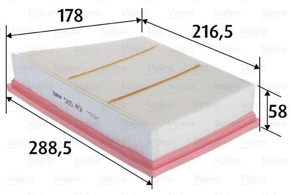 Luftfilter VALEO 585451