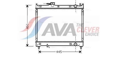 Kühler, Motorkühlung AVA QUALITY COOLING SZA2015