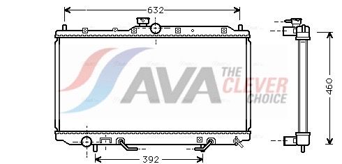 Kühler, Motorkühlung AVA QUALITY COOLING MT2153