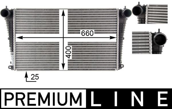 Ladeluftkühler MAHLE CI365000P