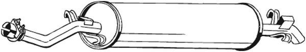 Endschalldämpfer BOSAL 278-093