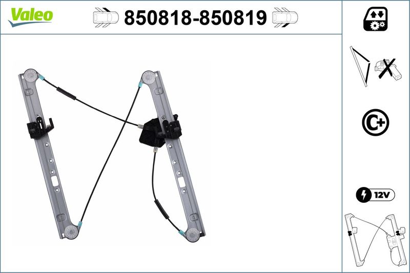 Fensterheber VALEO 850818