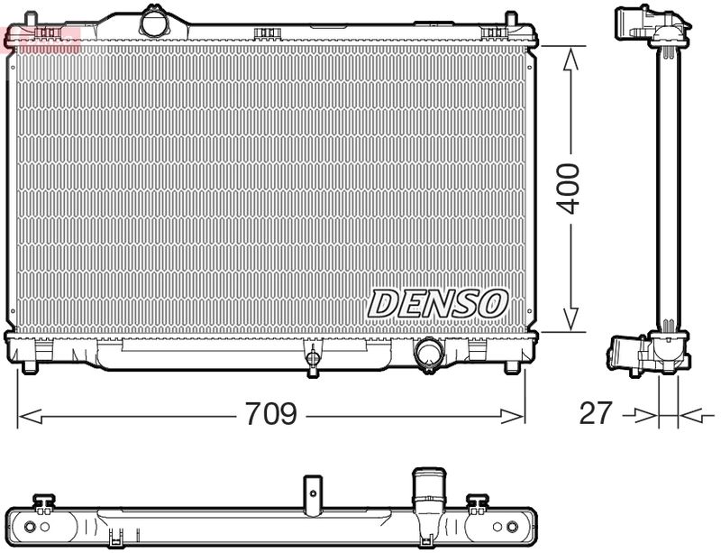 Kühler, Motorkühlung DENSO DRM51018