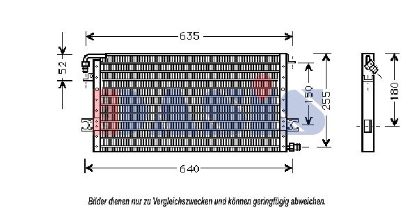 Kondensator, Klimaanlage AKS DASIS 212030N