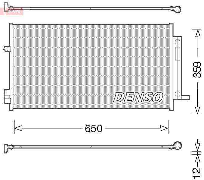 Kondensator, Klimaanlage DENSO DCN06016