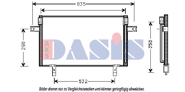 Kondensator, Klimaanlage AKS DASIS 072003N