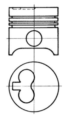 Kolben KOLBENSCHMIDT 92598630