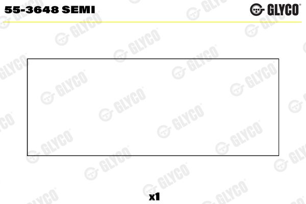Lagerbuchse, Pleuel GLYCO 55-3648SEMI