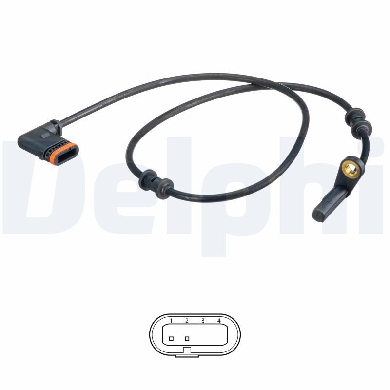 Sensor, Raddrehzahl DELPHI SS20550