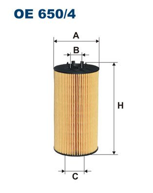 Ölfilter FILTRON oe 650/4