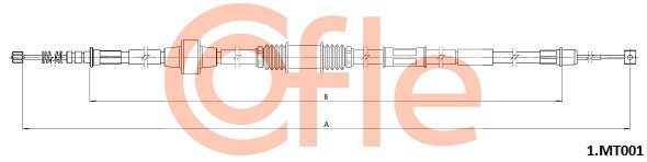 Seilzug Feststellbremse COFLE 1.MT001