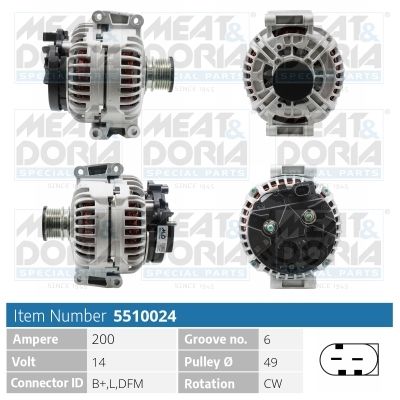 Generator MEAT & DORIA 5510024