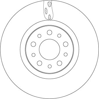 Bremsscheibe TRW DF6933