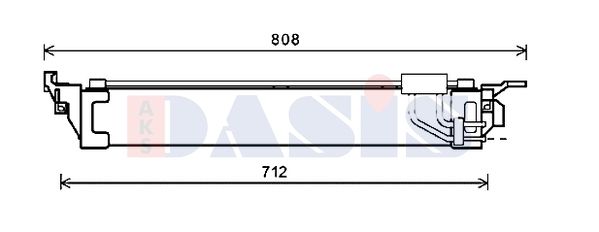 Ölkühler, Motoröl AKS DASIS 186005N