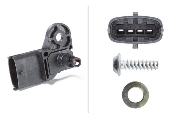 Sensor, Ladedruck HELLA 6PP 009 400-311