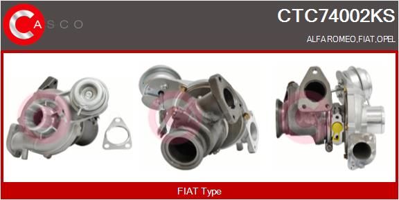 Turbolader Casco CTC74002KS