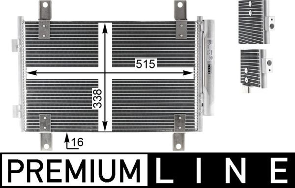 Kondensator, Klimaanlage MAHLE AC833000P
