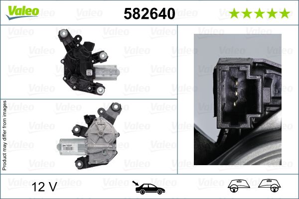 Wischermotor VALEO 582640