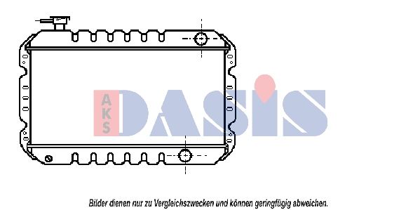 Kühler, Motorkühlung AKS DASIS 320180N