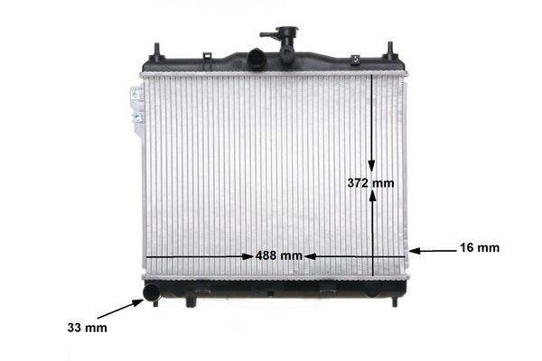 Kühler, Motorkühlung MAHLE CR1277000S