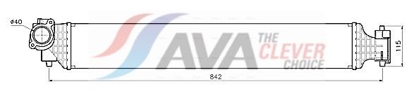 Ladeluftkühler AVA QUALITY COOLING HD4336